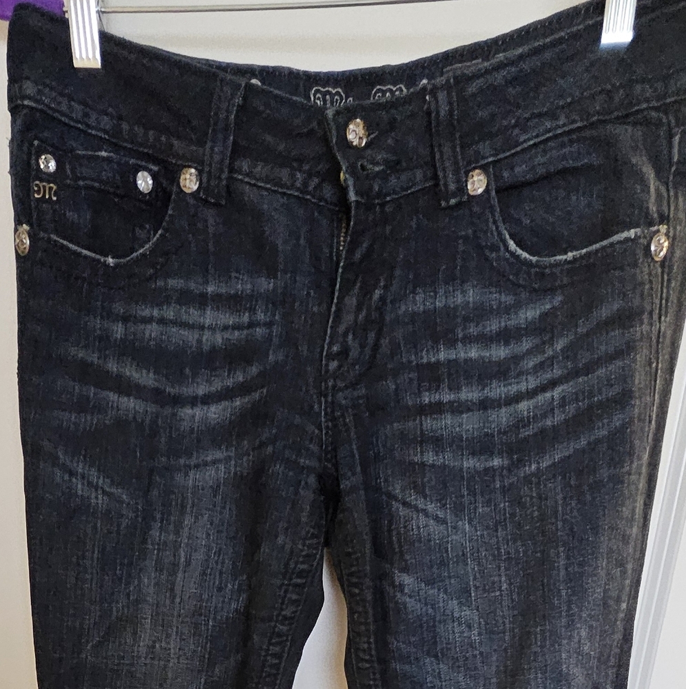 Miss Me Blue Skinny Jeans